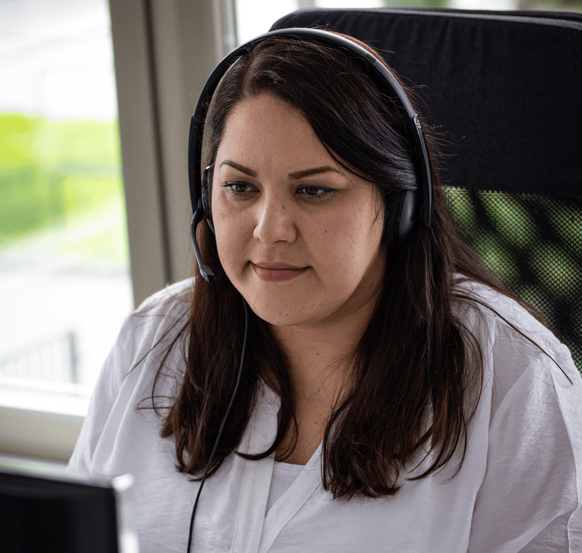 mitarbeiterin beim Meeting